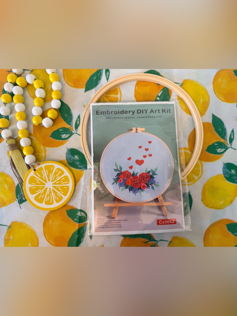 💫 10/$25 • Loyisal DIY‎ Embroidery Art Kit- Floral